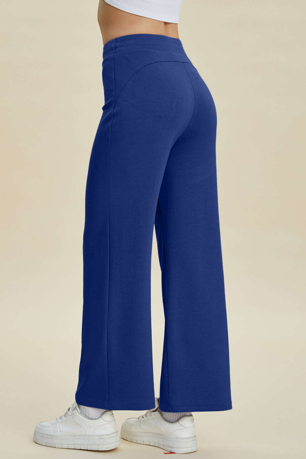 ShopBasicbae Basic Bae full size air scuba drawstring wide-leg pants, lightweight casual bottoms with elastic waist and relaxed fit.