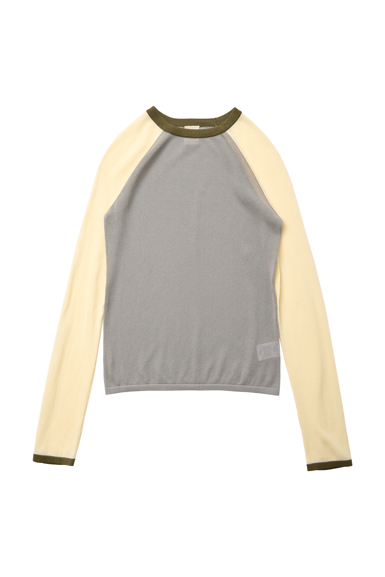 Findmenowthelabel Mirinae raglan top in Matcha Mel, featuring a stylish casual fit and soft fabric in a vibrant green shade.